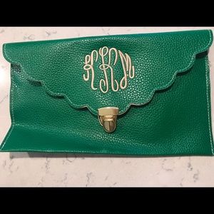 Monogrammed clutch KMK